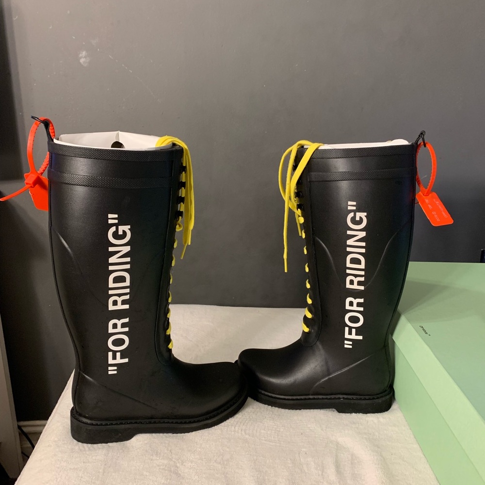 OFF-WHITE For Riding Wellington- RainBoots-